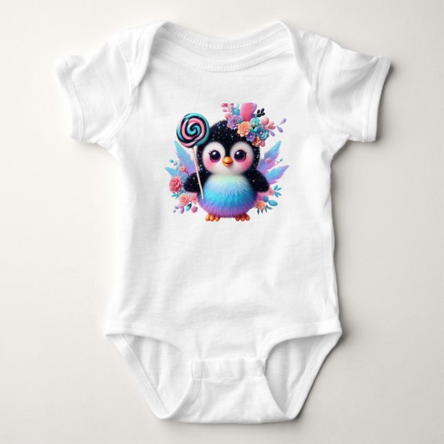 Penguin Baby Bodysuit (Front)