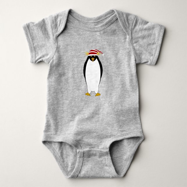 Penguin Baby Bodysuit (Front)