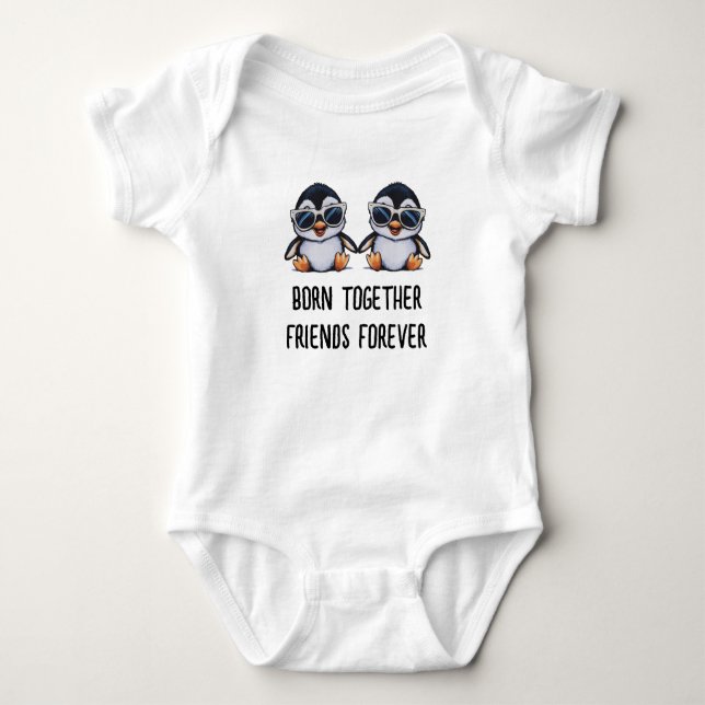 Penguin Baby Bodysuit (Front)