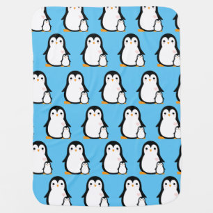 Penguin Baby Shower Blanket