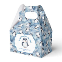 Penguin Baby Shower Favor Boxes