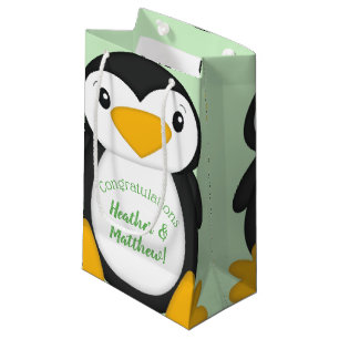 Penguin Baby Shower Small Gift Bag