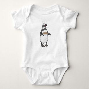 Penguin Baker Bread Baby Bodysuit