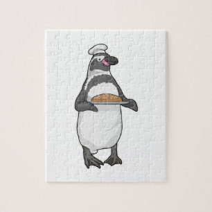 Penguin Baker Bread Jigsaw Puzzle