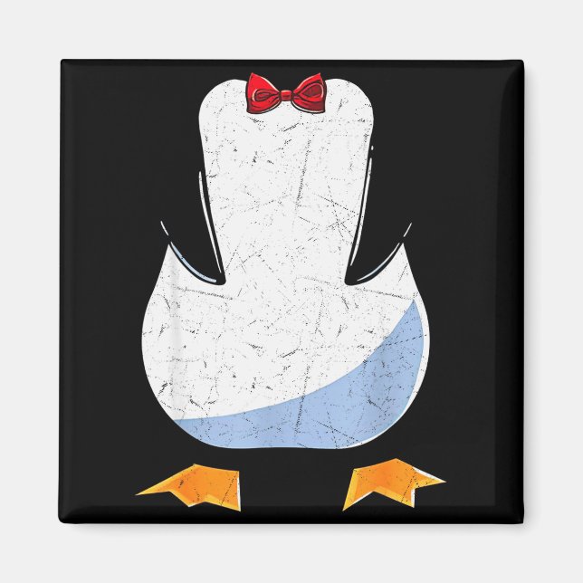 Penguin Belly Men Women Kids Penguin Costume  Magnet (Front)