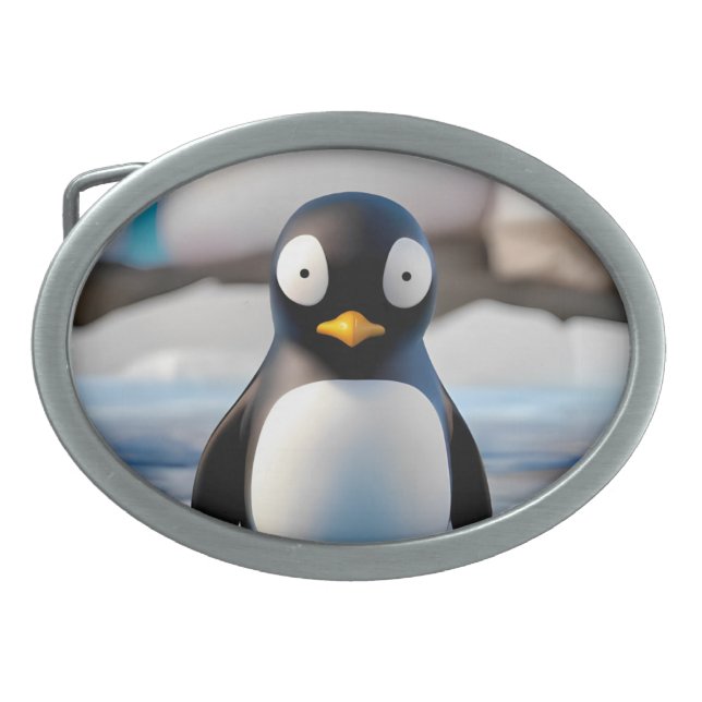 Penguin Belt Buckle (Front)