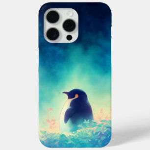 Penguin Beneath the Dark Sky iPhone 15 Pro Max Case