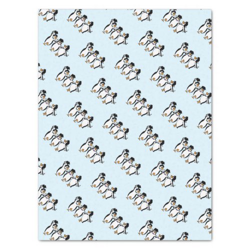 Penguin Best Friends Graduation  Tissue Paper