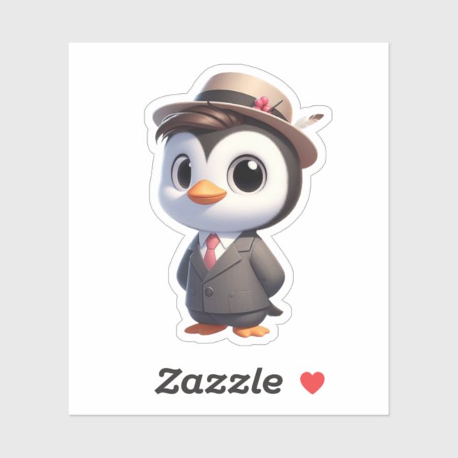 penguin,big bos penguin sticker (Sheet)