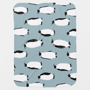 Penguin Bird Animal Cute Pattern Baby Blanket