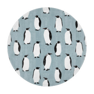 Penguin Bird Animal Cute Pattern Cutting Board