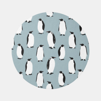 Penguin Bird Animal Cute Pattern Rug