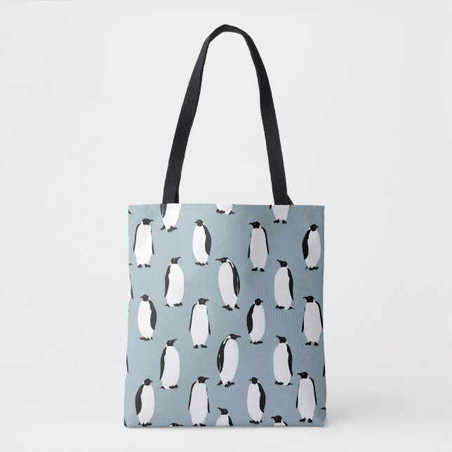 Penguin Bird Animal Cute Pattern Tote Bag (Front)