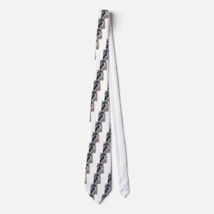 Penguin Bird Cute Animal Black White Water Neck Tie