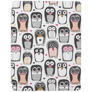 penguin bird illustration background iPad smart cover