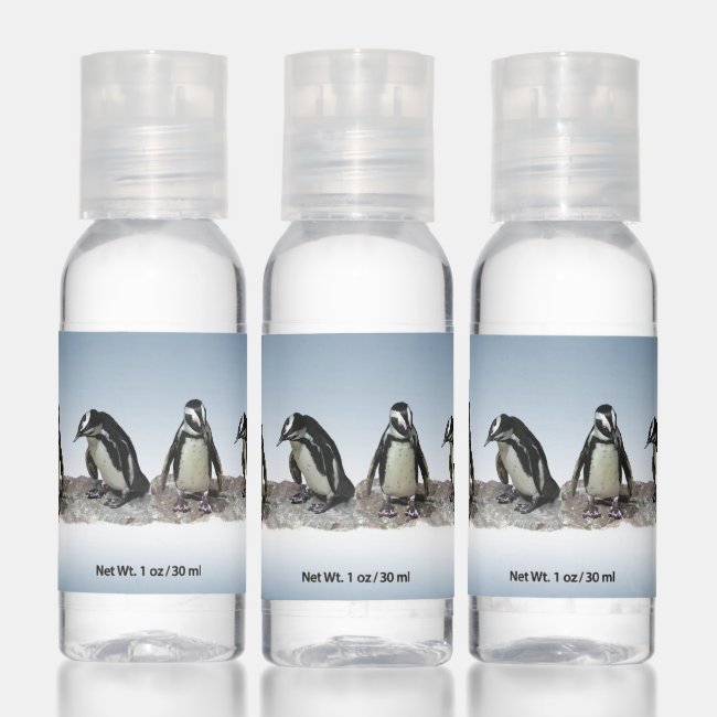 Penguin Birds Blue Sky Hand Sanitizer