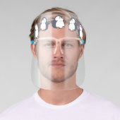 Penguin Birds Cute Animal Cartoon Face Shield (Insitu)