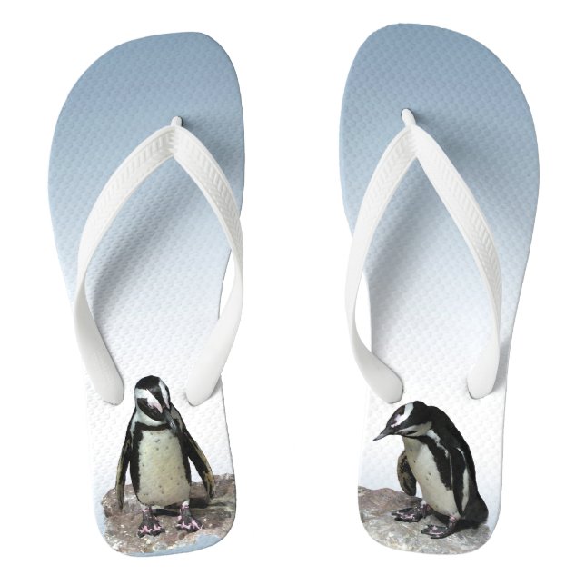 Penguin Birds Flip Flops (Footbed)