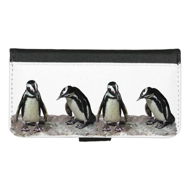 Penguin Birds iPhone 8/7 Wallet Case