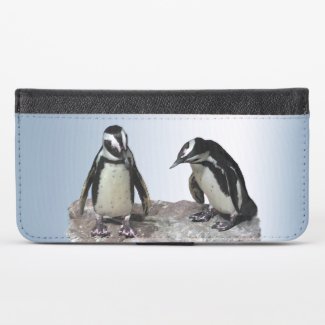 Penguin Birds iPhone X Wallet Case