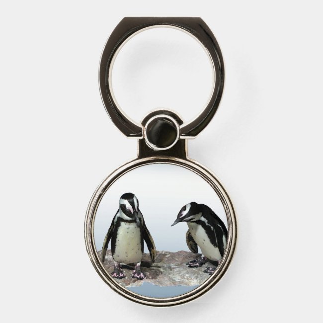 Penguin Birds Phone Ring Grip