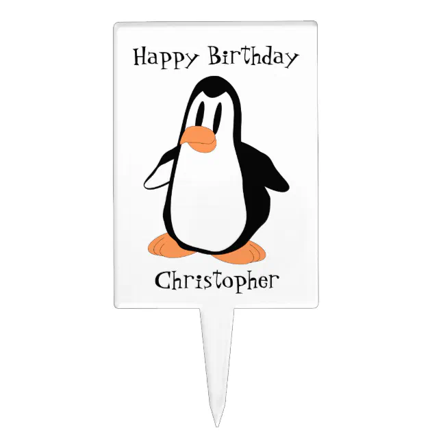 Cute Penguin Party Theme Supplies with Happy Birthday Banner, Penguin Cake  Topper, Penguin Balloons for Birthday Party, Baby Shower Decorations -  Walmart.com