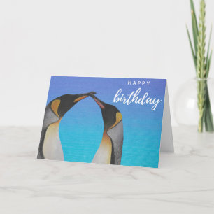 Penguin birthday card