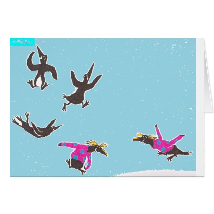 Penguin Birthday Card