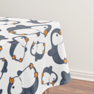 Penguin Birthday Party Tablecloth