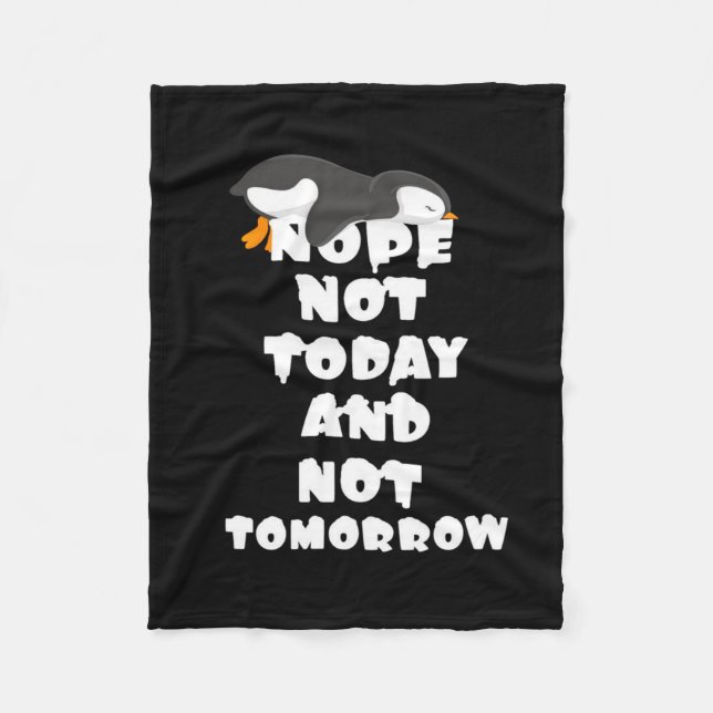 Penguin Blanket | Penguin Lover Blanket  (Front)