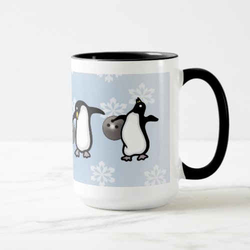 Penguin Bowling Mug