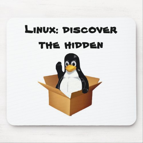 penguin box1 copy Linux discover the hidden Mouse Pad