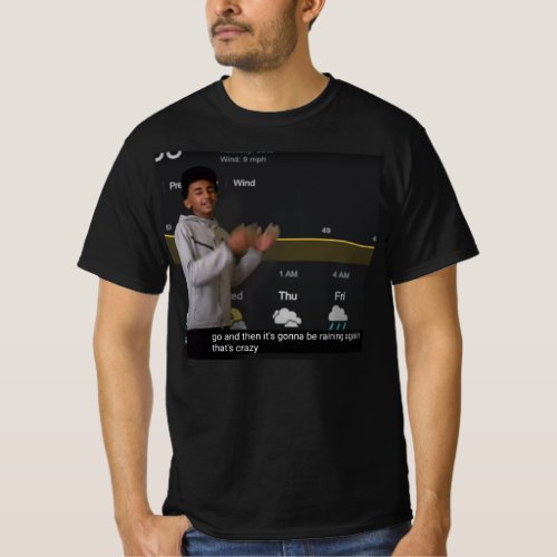 Penguin Broadcasting Weather Report T_Shirt