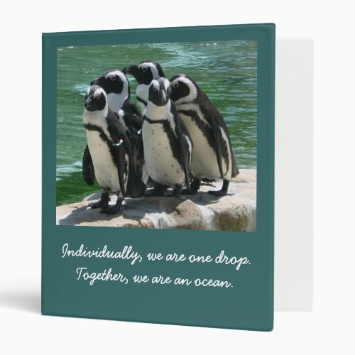 Penguin Buddies Binder