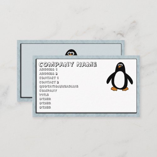 Penguin Business Cards