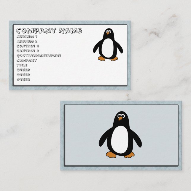 Penguin Business Cards (Front/Back)
