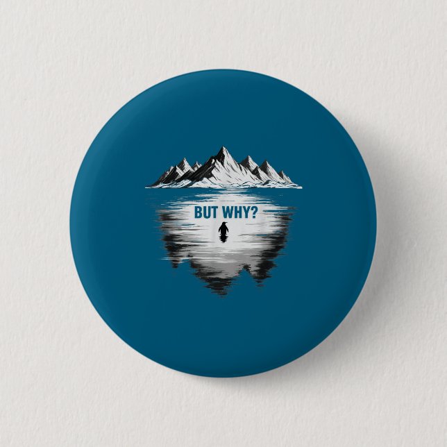 Penguin but why  button (Front)