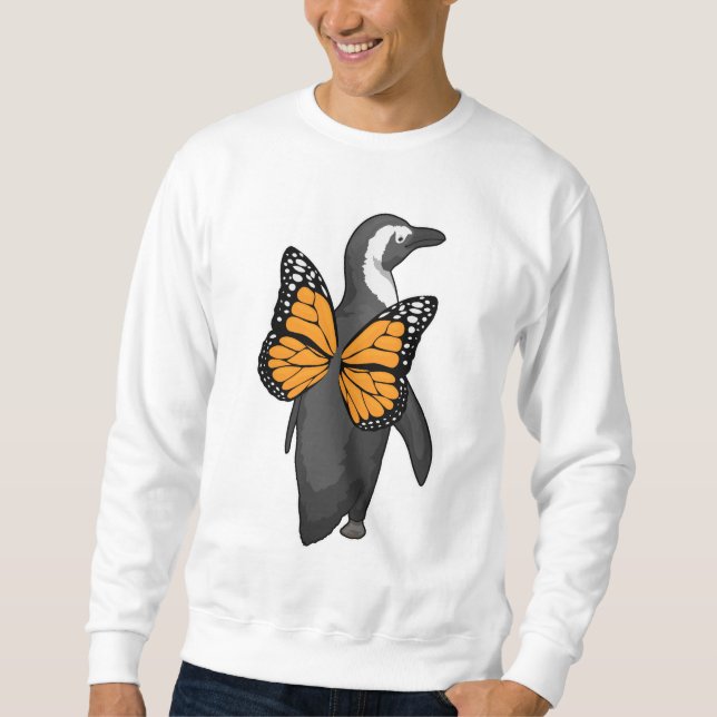 Penguin Butterfly wings Sweatshirt (Front)
