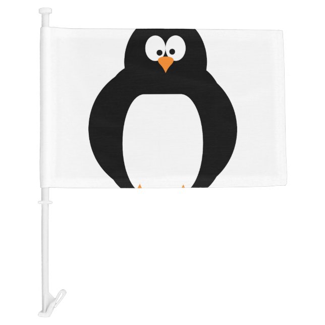 Penguin Car Flag (Front)