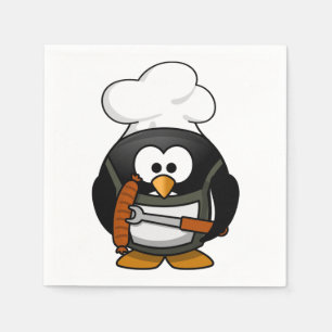 Penguin-Cartoon 001 Paper Napkins