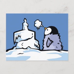 Penguin Chick Birthday Post Card