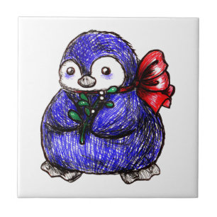 Penguin Chick Ceramic Tile