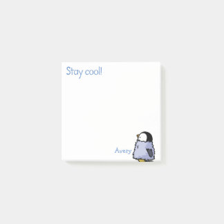 Penguin Chick Looking Notes