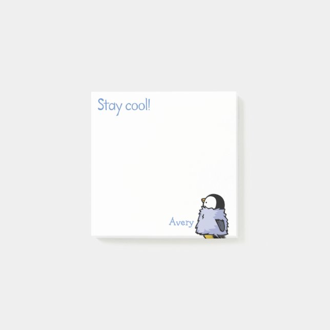 Penguin Chick Looking Notes (Front)