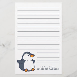 Penguin Children's Adorable Stationery