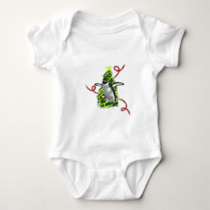 Penguin Christmas Baby Bodysuit