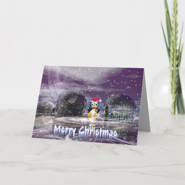 Penguin Christmas Card (Front)