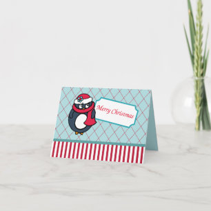 Penguin Christmas Card