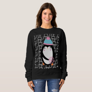 Penguin Christmas Cute Snowflake Winter Sweatshirt