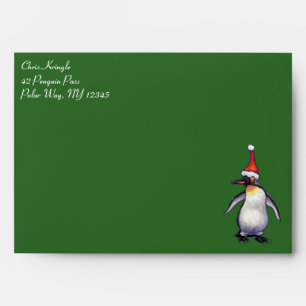 Penguin Christmas Envelope